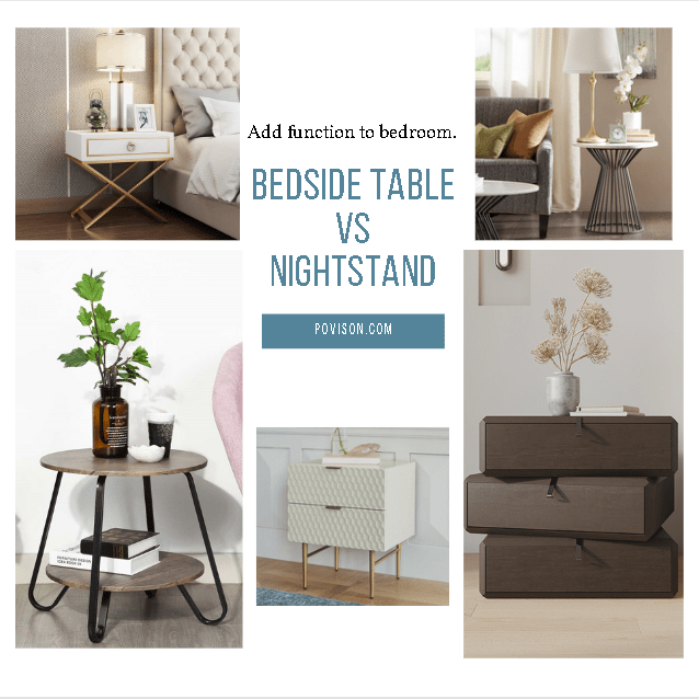 Bedside Table VS Nightstand What's Difference?