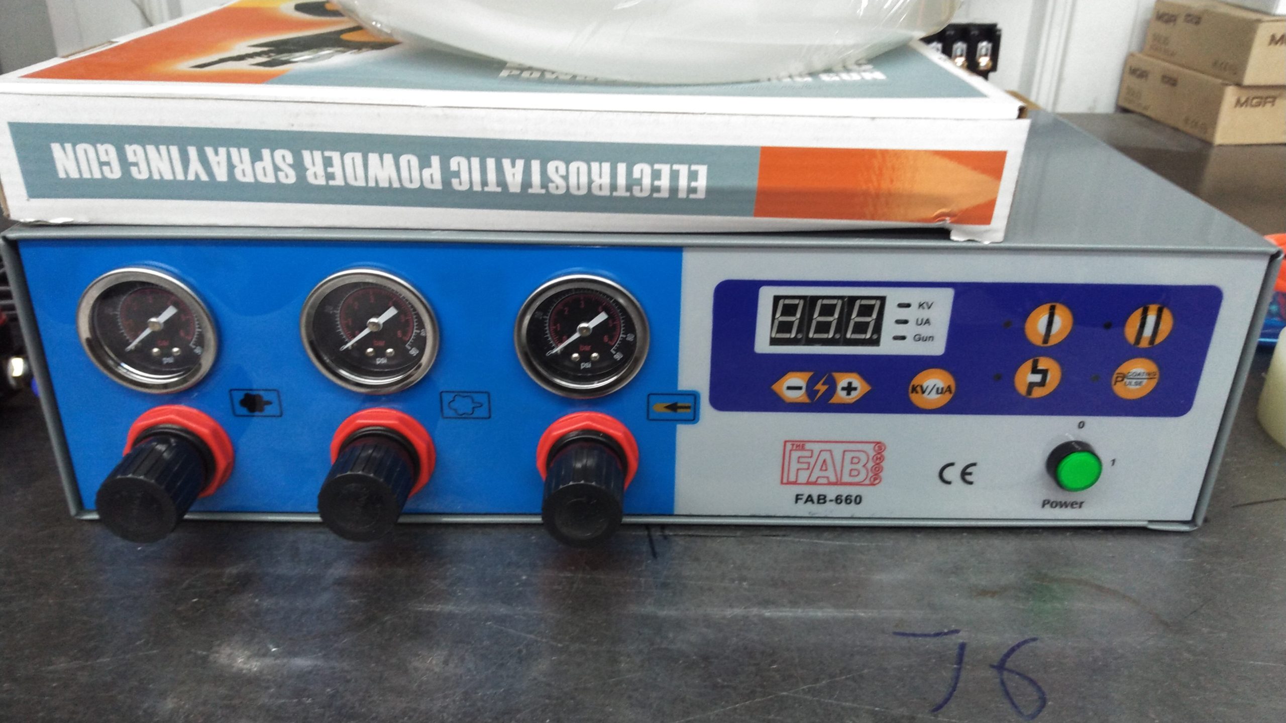 COLO660 Powder Coating Gun Controller Fab Shop