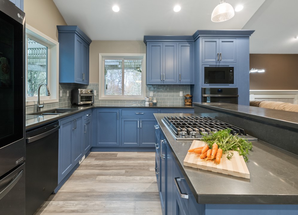 Sw Charcoal Blue Kitchen Kitchen Ideas