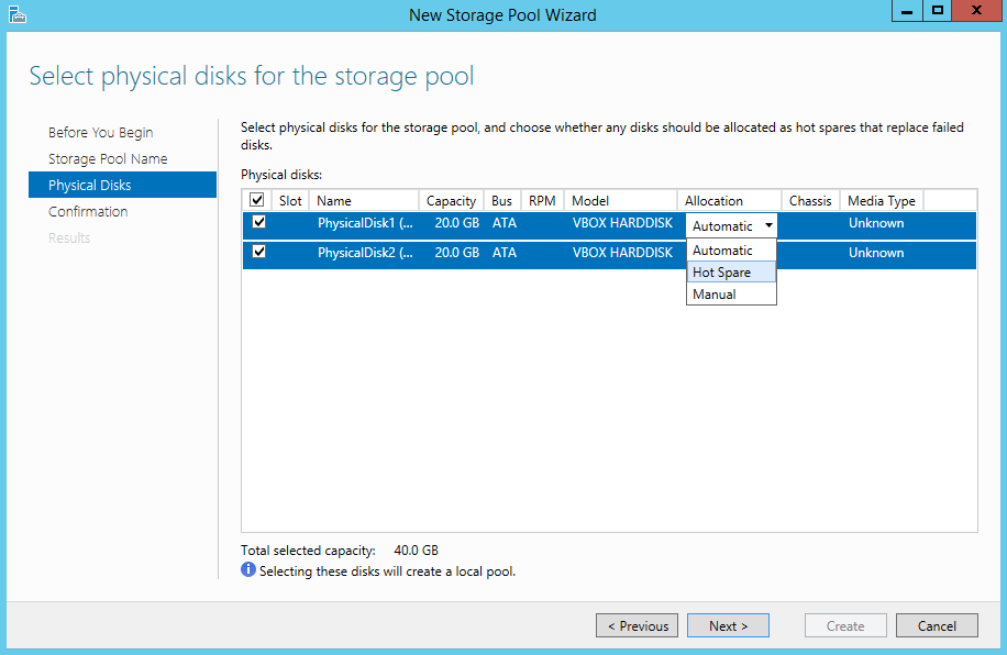 How to Create Local Storage with Windows Server 2012 Network Wrangler