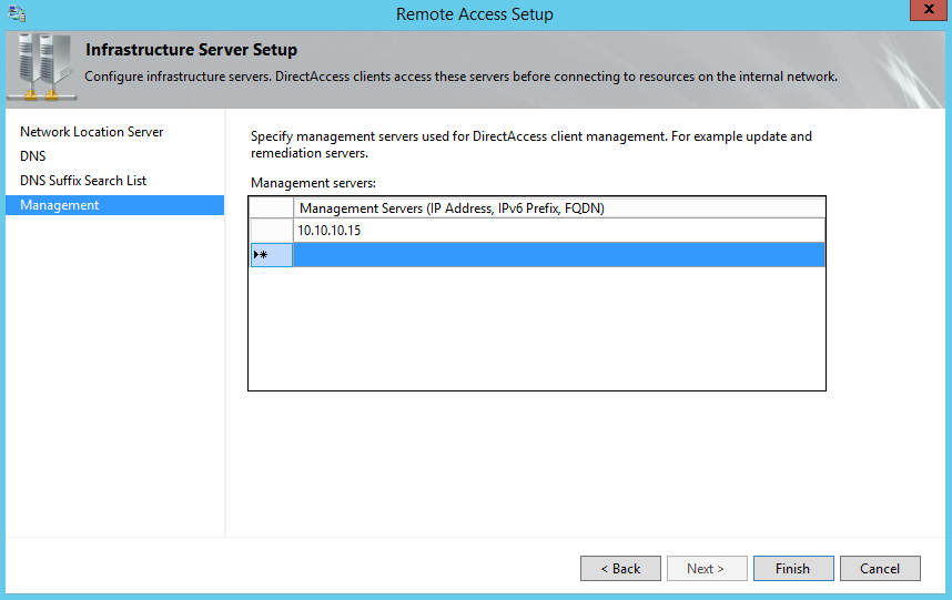 Installing and configuring DirectAccess in Windows Server 2012 Part 2