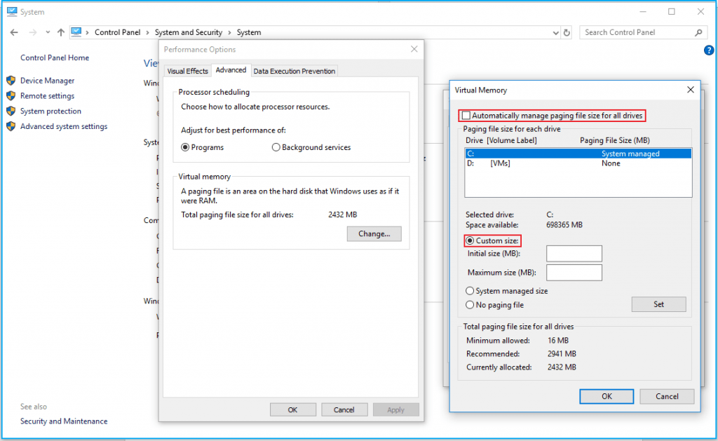 Paging File Percent of Usage Counter Network Wrangler Tech Blog