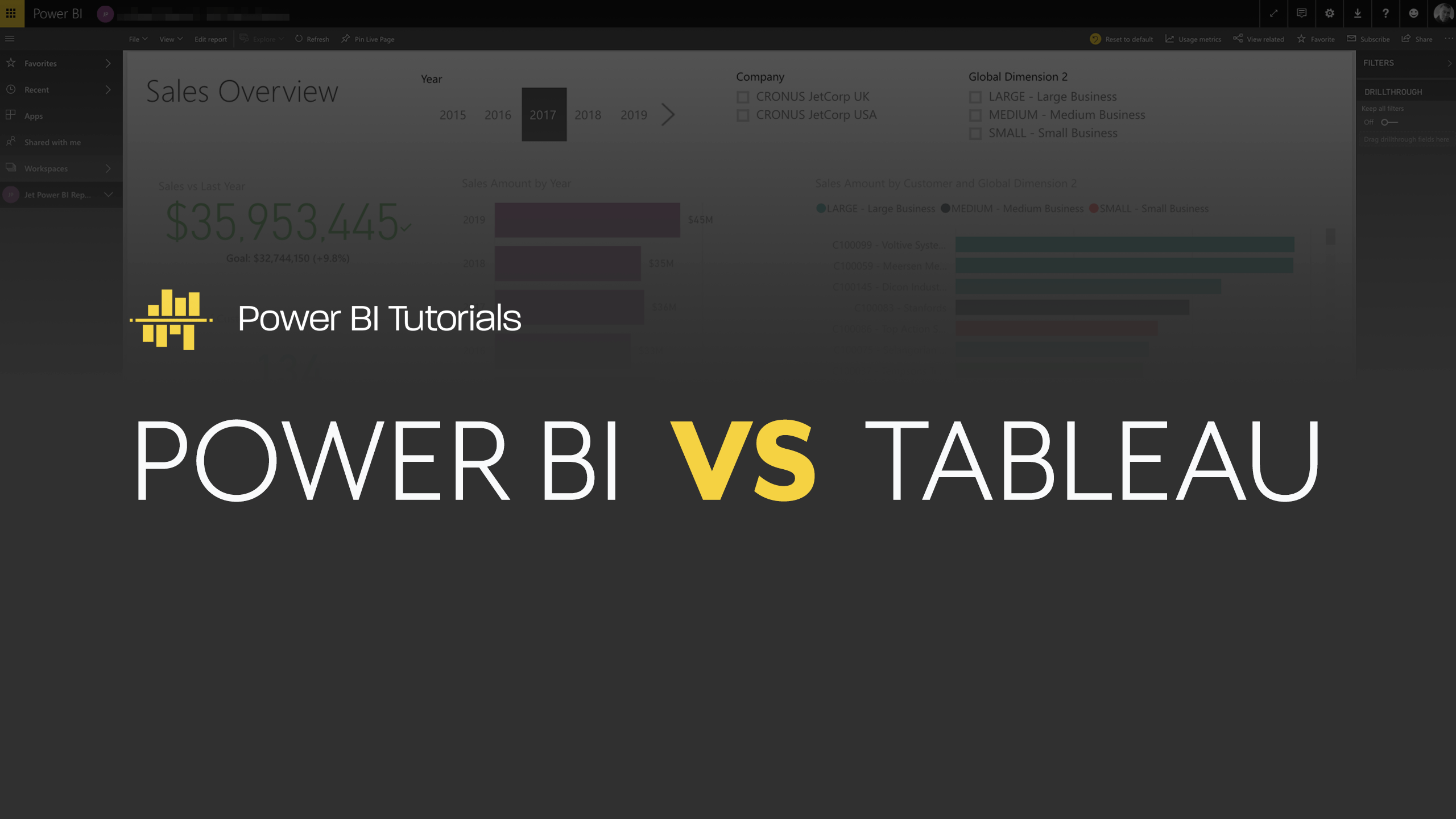 Power BI vs Tableau Power BI Tutorials & How To