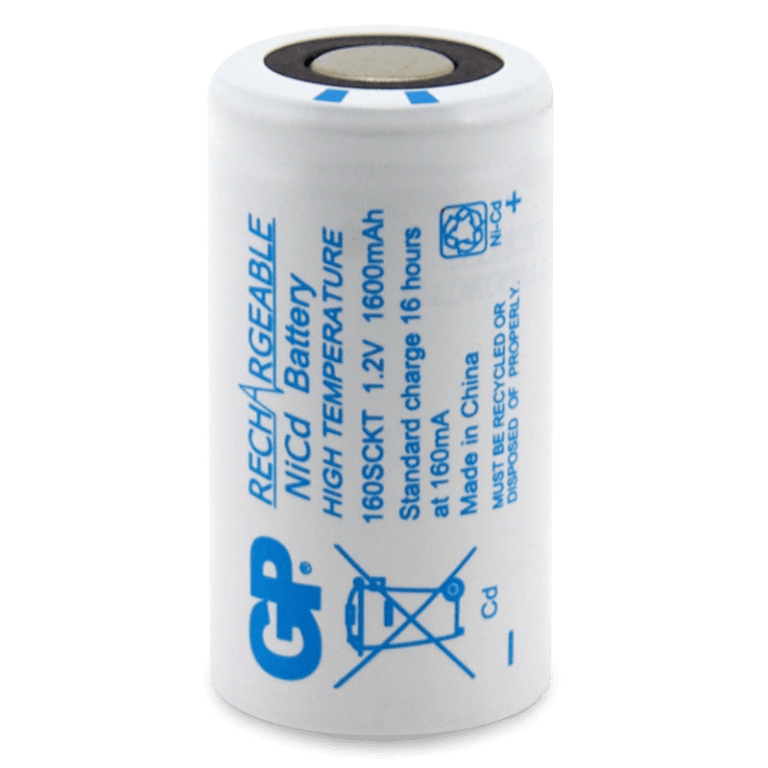 1.2V 1.6Ah NiCD HIGH TEMP SUBC CELL Powercell