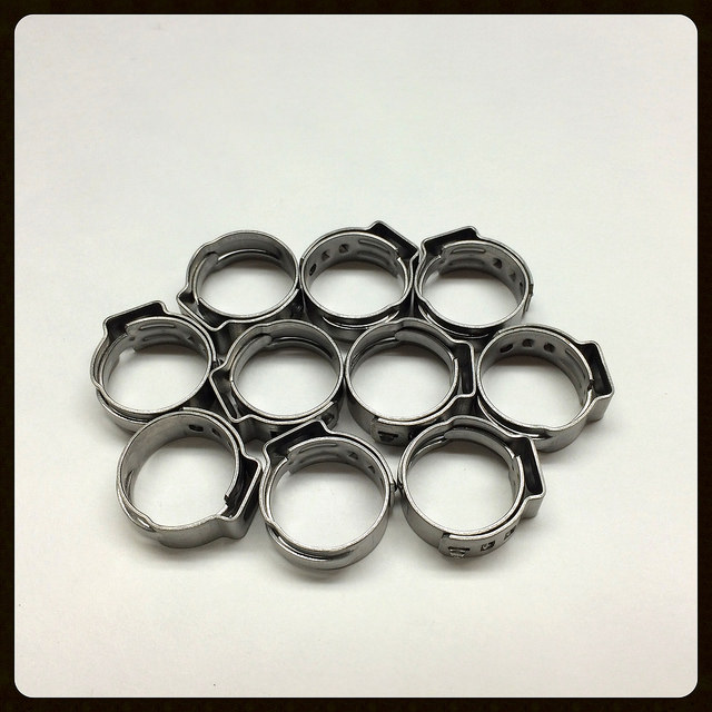 Gapless Stainless Pinch Clamp for KTM Fuel Lines PowerCell Performance