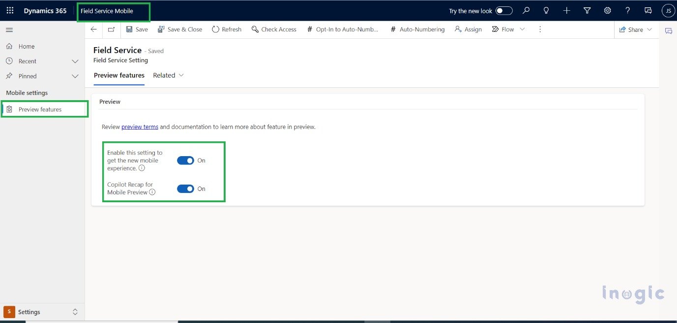 Enhanced User Experience with Dynamics 365 Field Service Mobile App