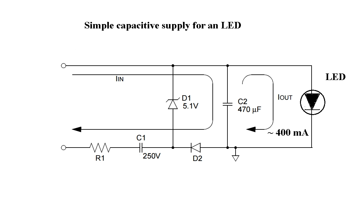 What’s all this stuff about capacitive power supplies for LEDs? Power