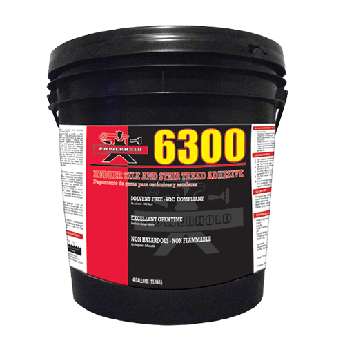 6300 Rubber Tile & Stair Tread Adhesive Adhesives Powerhold