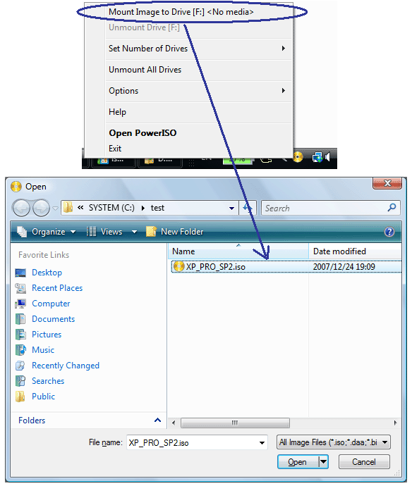 怎样用PowerISO加载ISO文件?