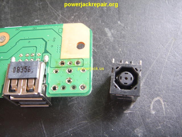 inspiron 1545 dell dc jack repair socket port DC Power Jack Repair