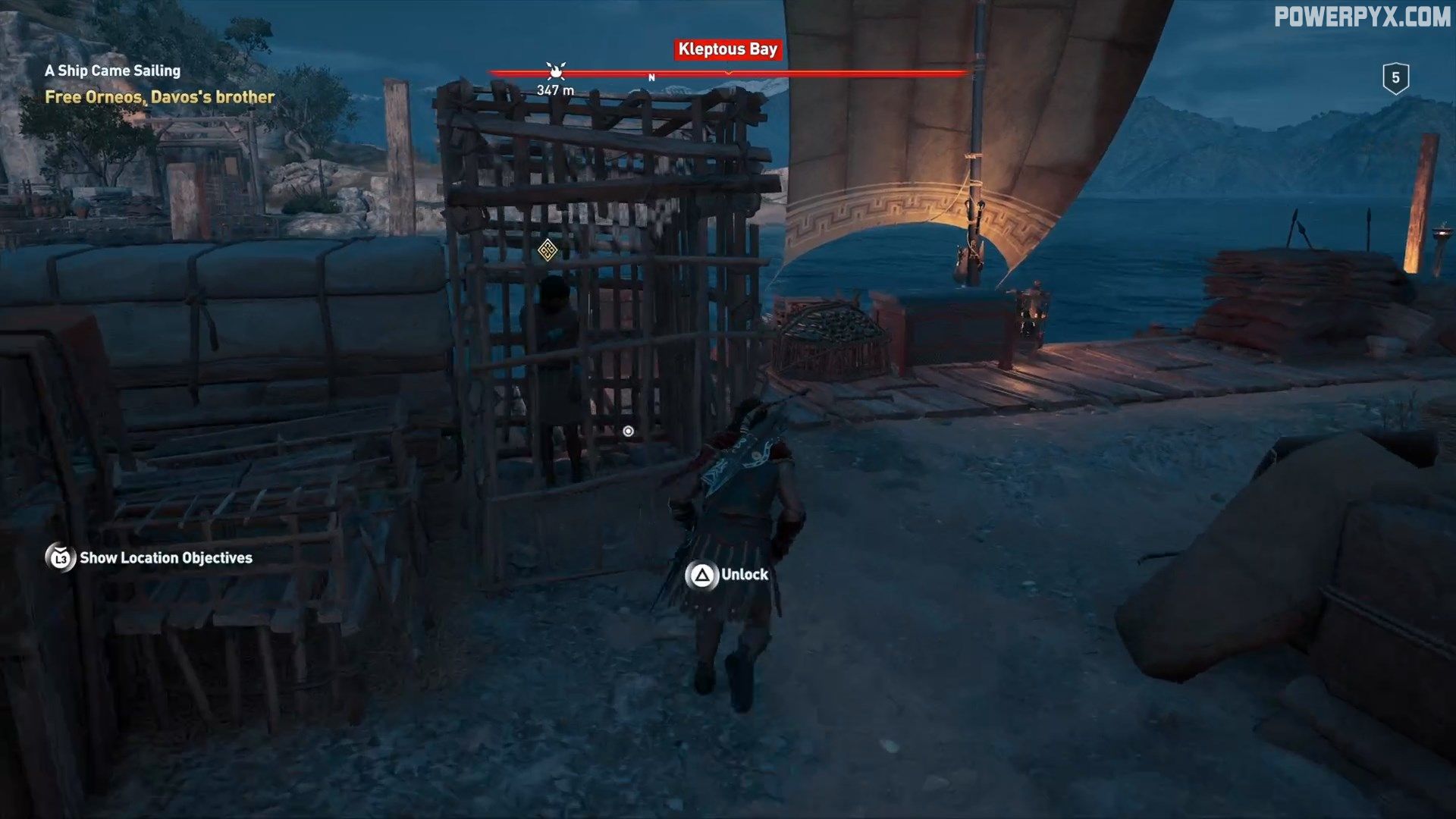 Assassin's Creed Odyssey A Ship Came Sailing Side Quest Walkthrough