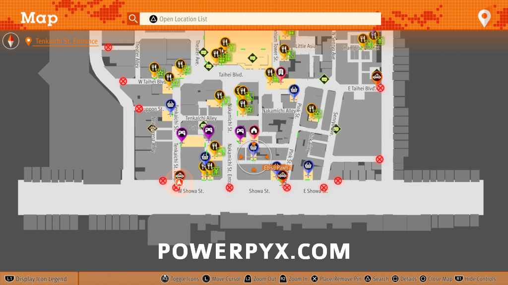 Lost Judgment Record Locations