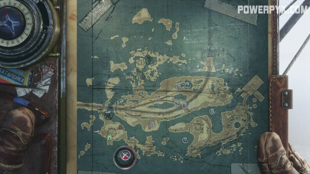 Metro Exodus The Volga Collectible Locations (Diaries & Post Cards)