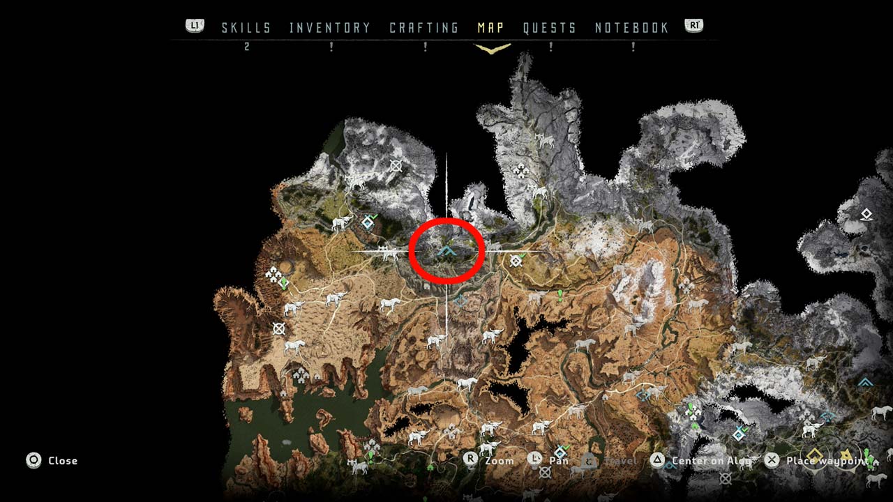 Horizon Zero Dawn Ruins Map Maping Resources