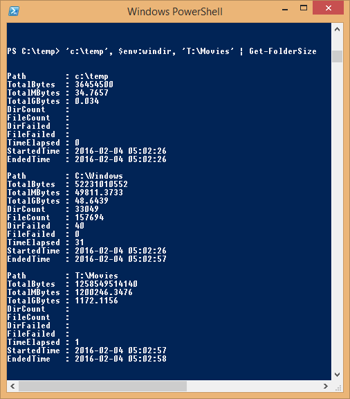How To Get Folder Size In Windows Using Powershell Command Design Talk