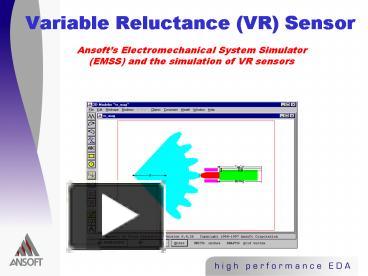 PPT – Variable Reluctance VR Sensor PowerPoint presentation | free to