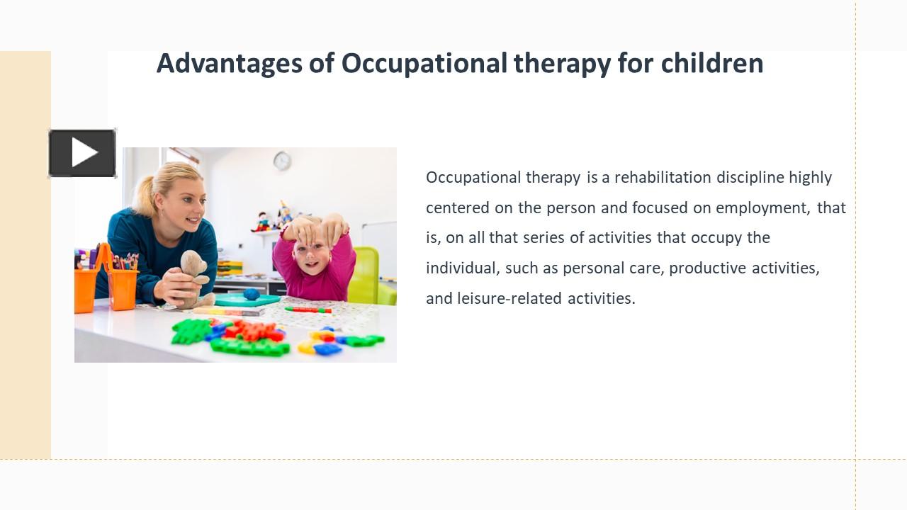 PPT San Diego Occupational Therapy PowerPoint presentation free to