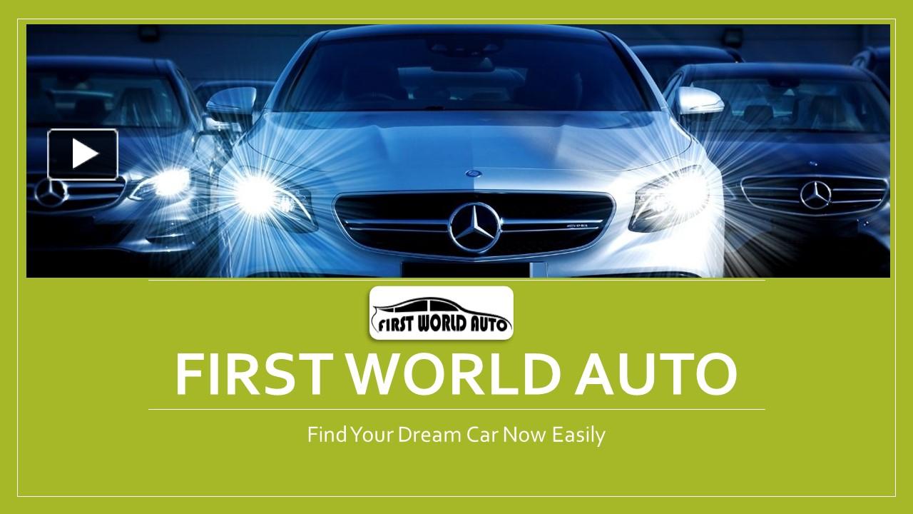 PPT How to Identify a Great Deal on Used Car? PowerPoint presentation