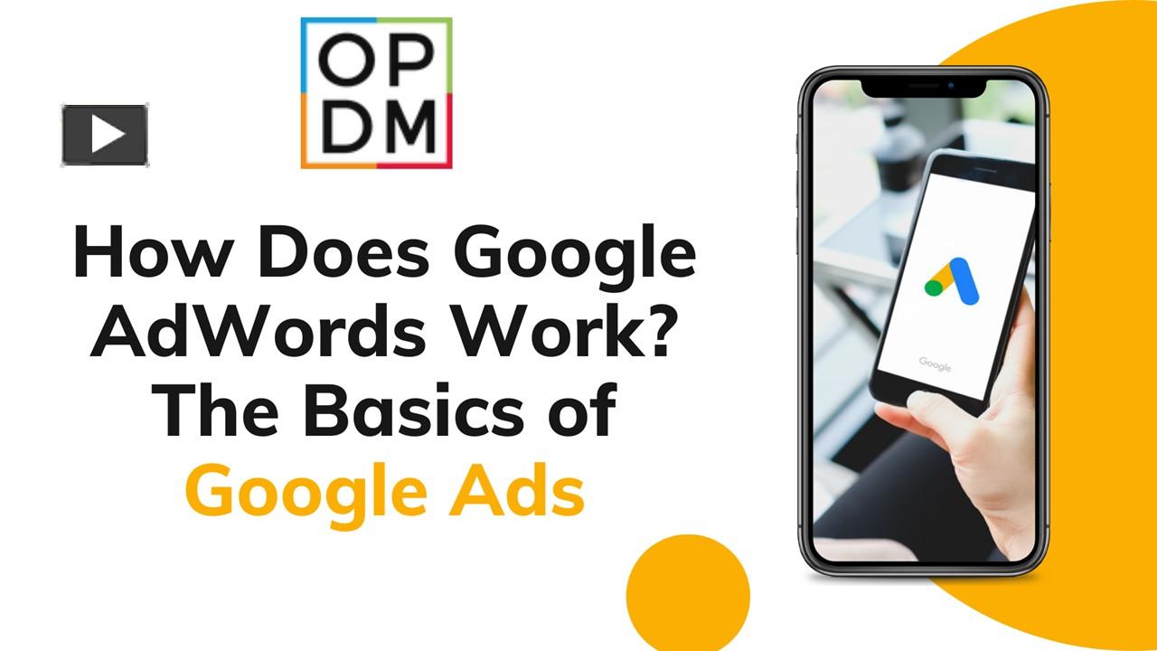 PPT How Does Google AdWords Work? The Basics of Google Ads PowerPoint