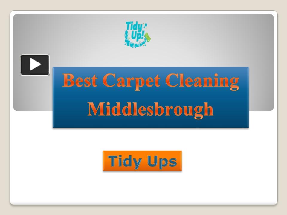 PPT Best Carpet Cleaning Middlesbrough PowerPoint presentation free