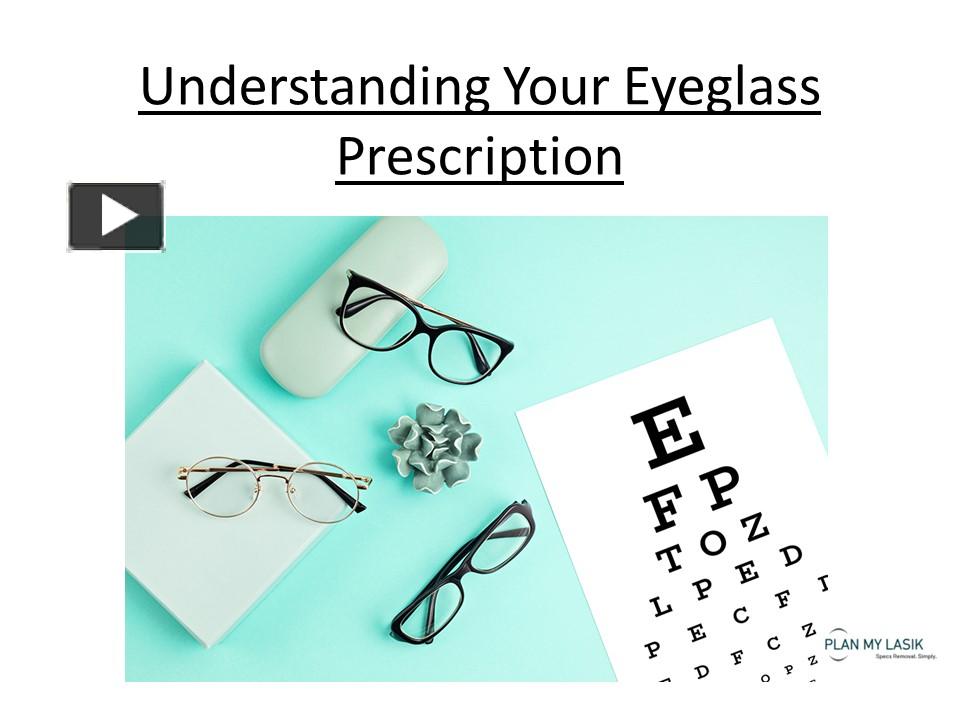 PPT How to Read your Eyeglass Prescription? PowerPoint presentation