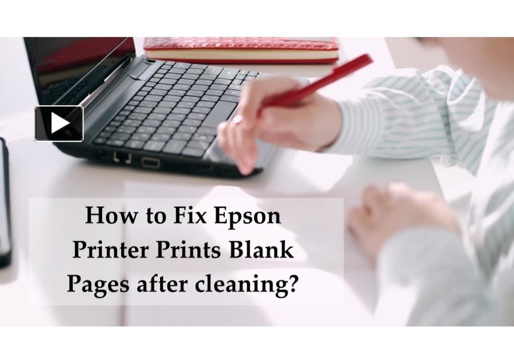PPT Solving Guide Epson Printer Prints Blank Pages PowerPoint