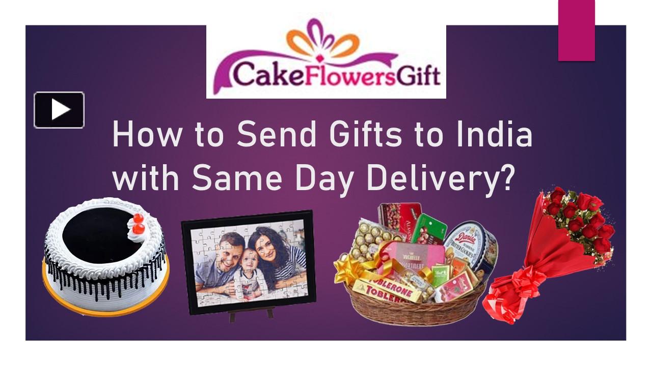 PPT Same Day Online Gifts Delivery midnight Gifts delivery in India