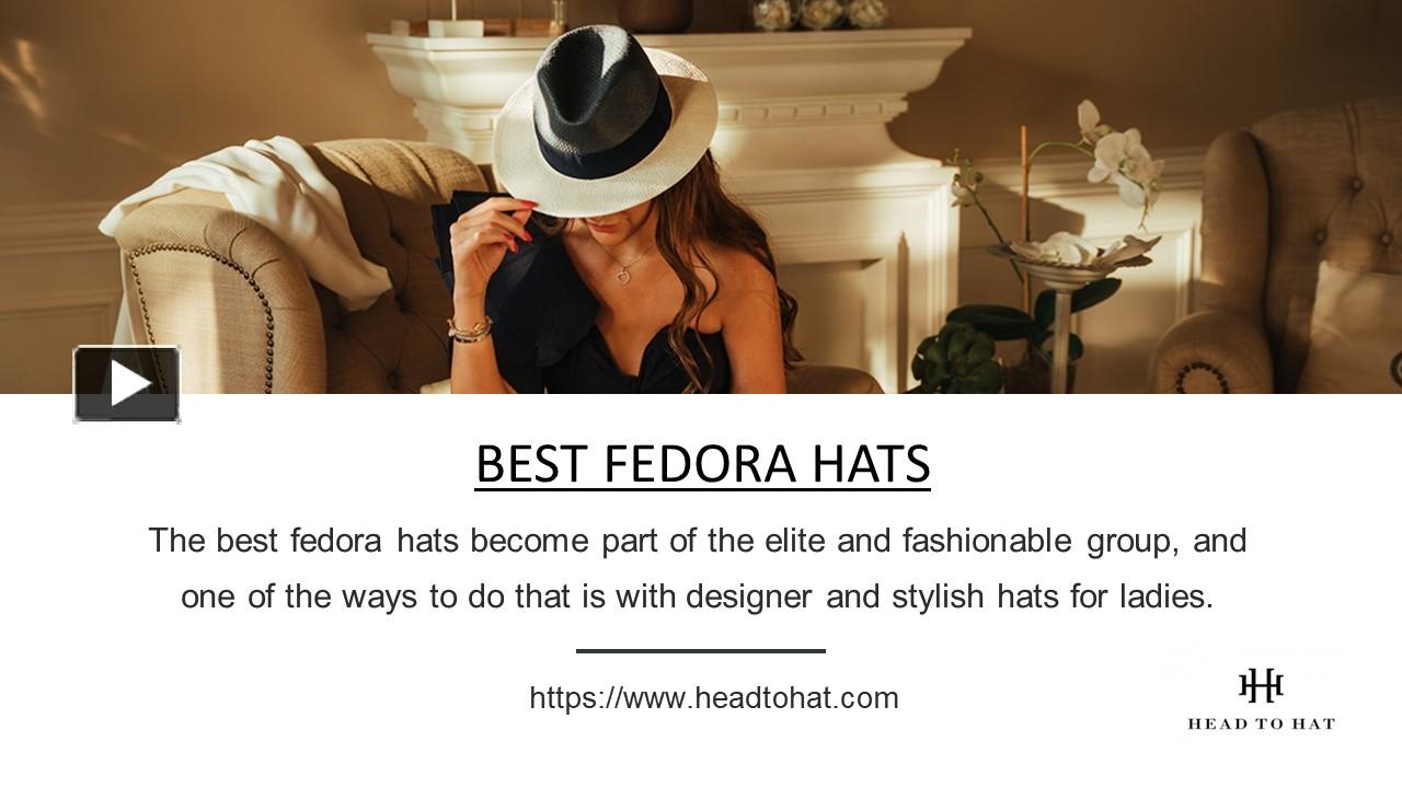 PPT Best fedora hats Head to Hat PowerPoint presentation free to