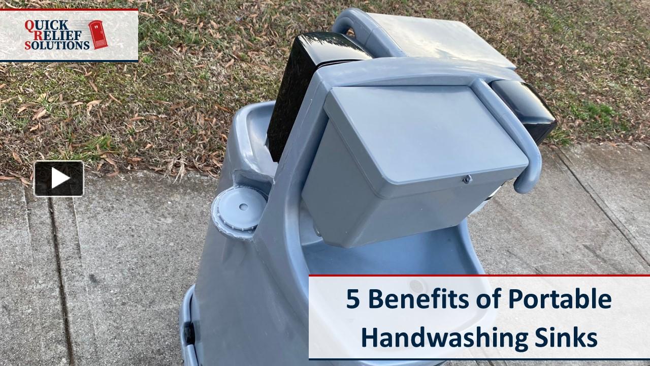 PPT 5 Benefits of Portable Handwashing Sinks PowerPoint presentation