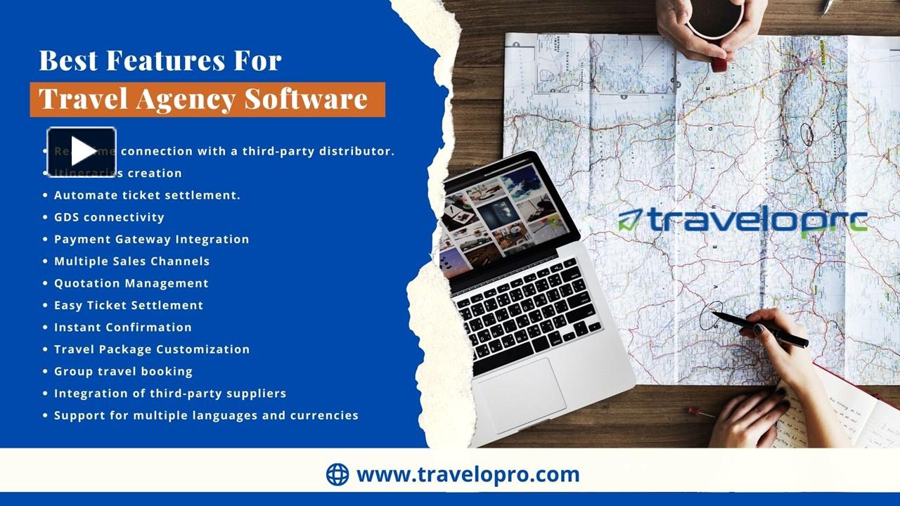 PPT Best Travel Agency Software Travel ERP System PowerPoint