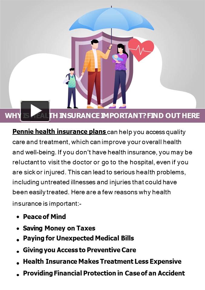 PPT WHY IS HEALTH INSURANCE IMPORTANT? FIND OUT HERE PowerPoint