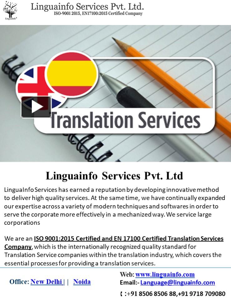 PPT Translation Companies In India PowerPoint presentation free to
