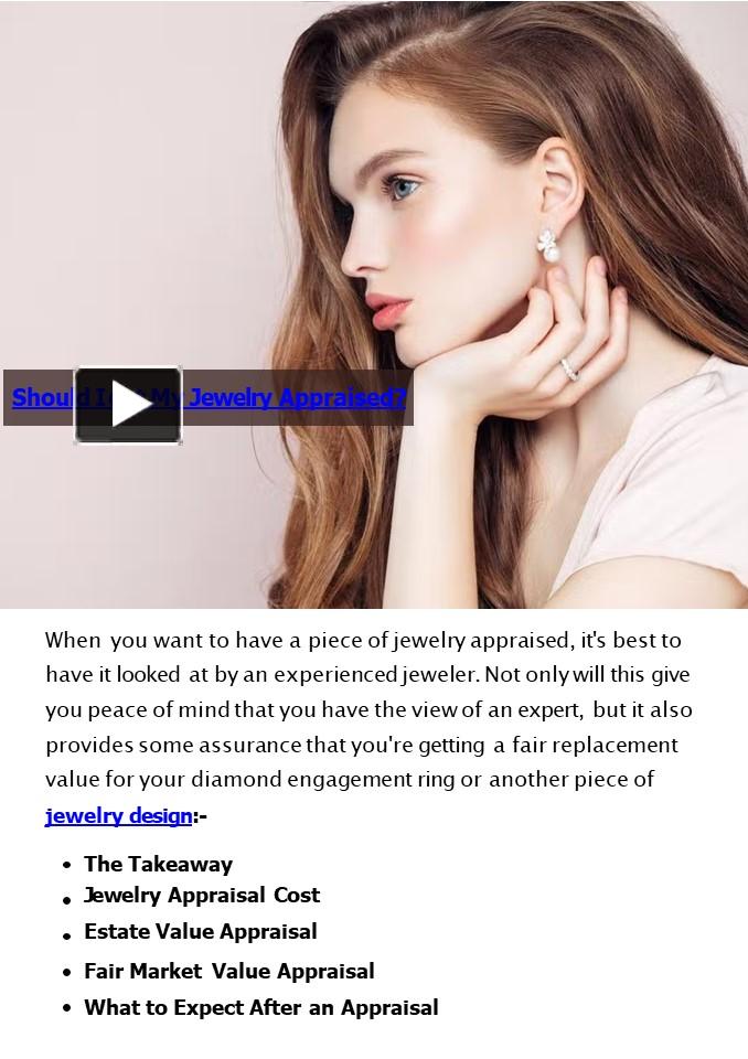 PPT Should I get My Jewelry Appraised? PowerPoint presentation free