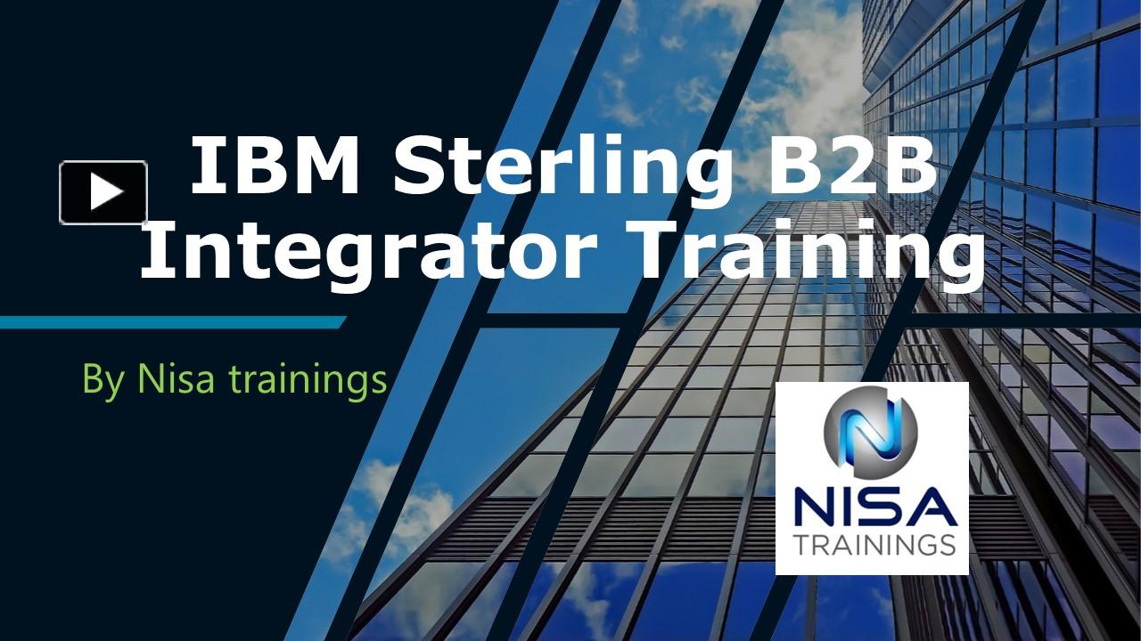 PPT IBM Sterling B2B Integrator PowerPoint presentation free to