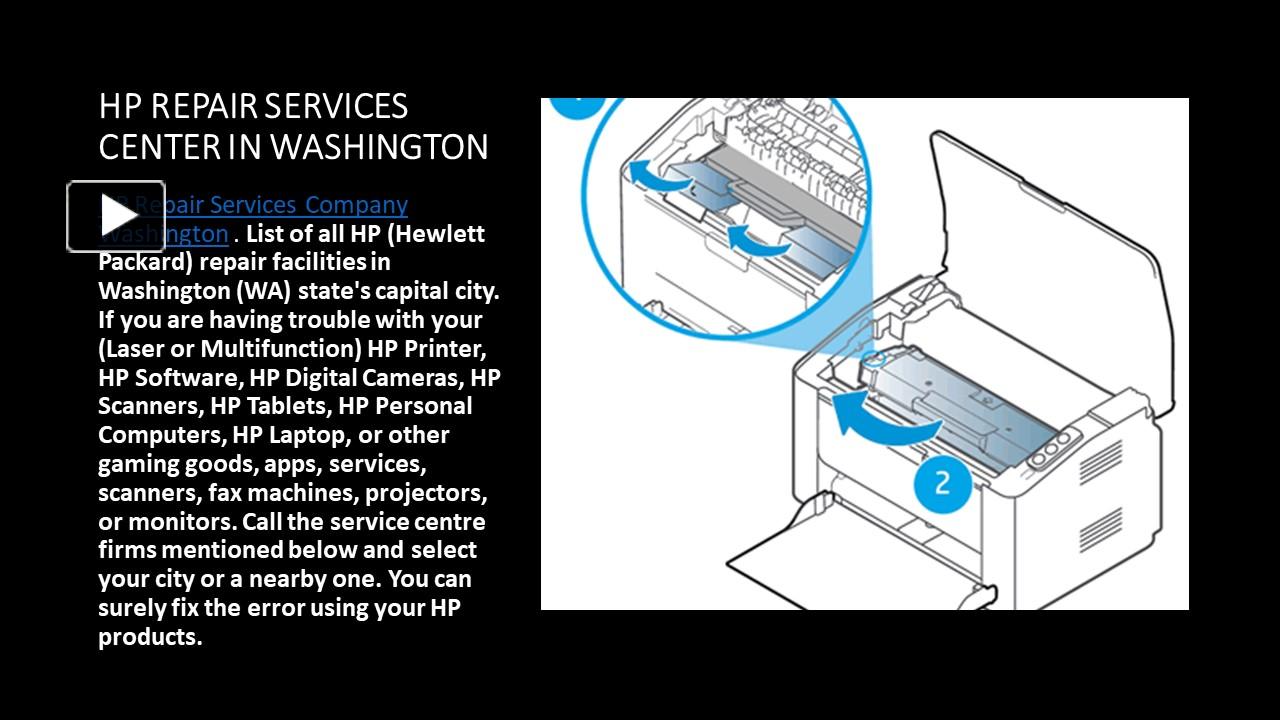 PPT HP REPAIR SERVICES CENTER IN WASHINGTON PowerPoint presentation