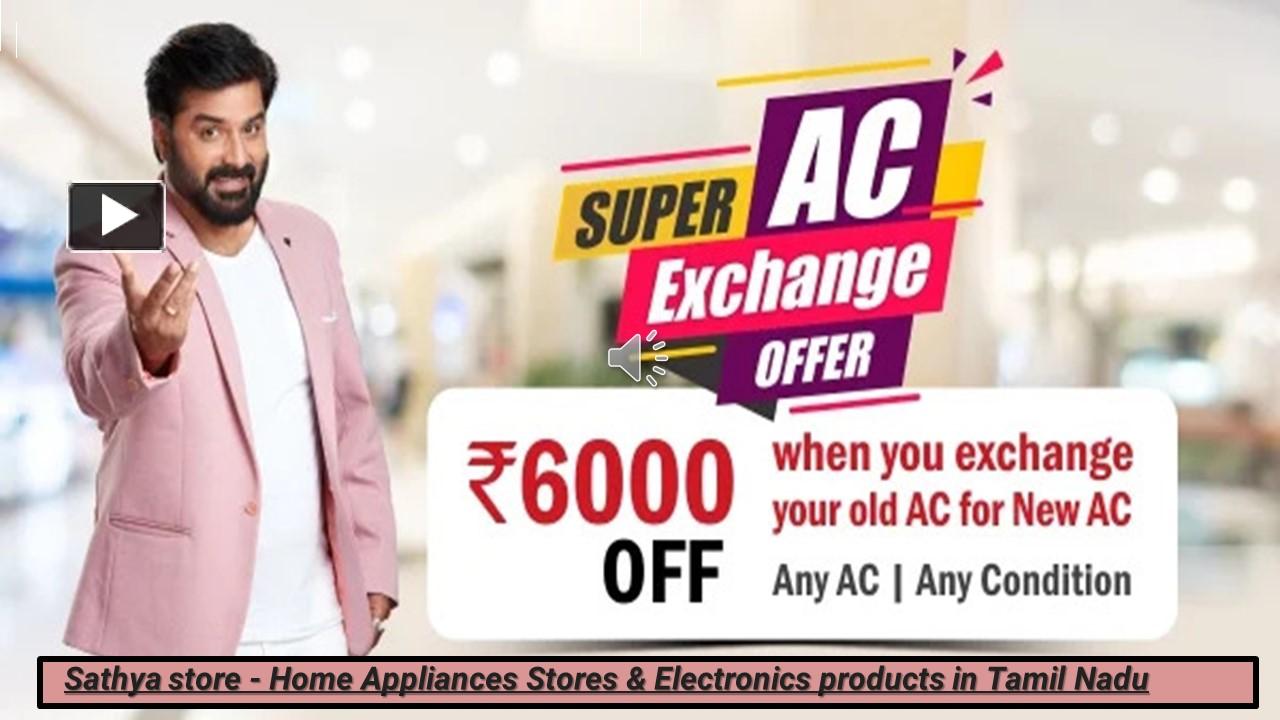 PPT Sathya store Home Appliances Stores & Electronics products in