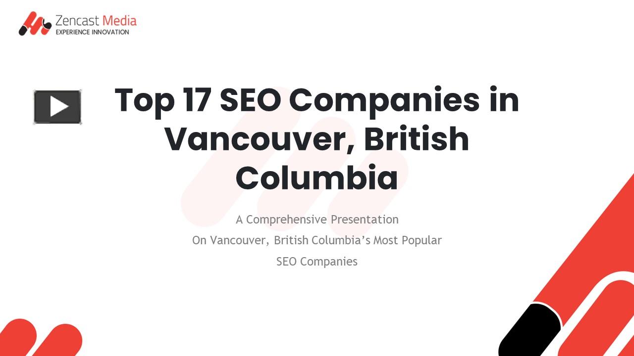 PPT Top 17 SEO Companies in Vancouver, British Columbia PowerPoint