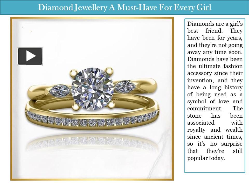 PPT Diamond Jewellery A MustHave For Every Girl PowerPoint