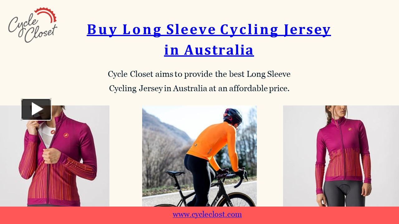 PPT Get Long Sleeve Cycling Jersey in Australia Cycle Closet
