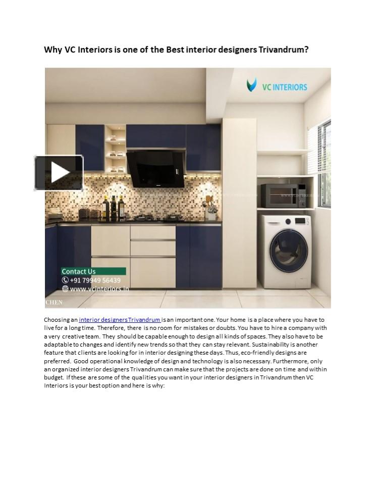PPT Why VC Interiors is one of the Best interior designers Trivandrum