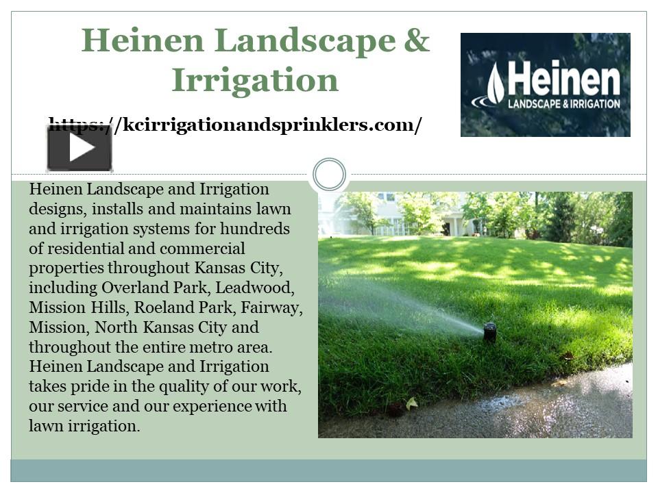 PPT Heinen Landscape & Irrigation PowerPoint presentation free to
