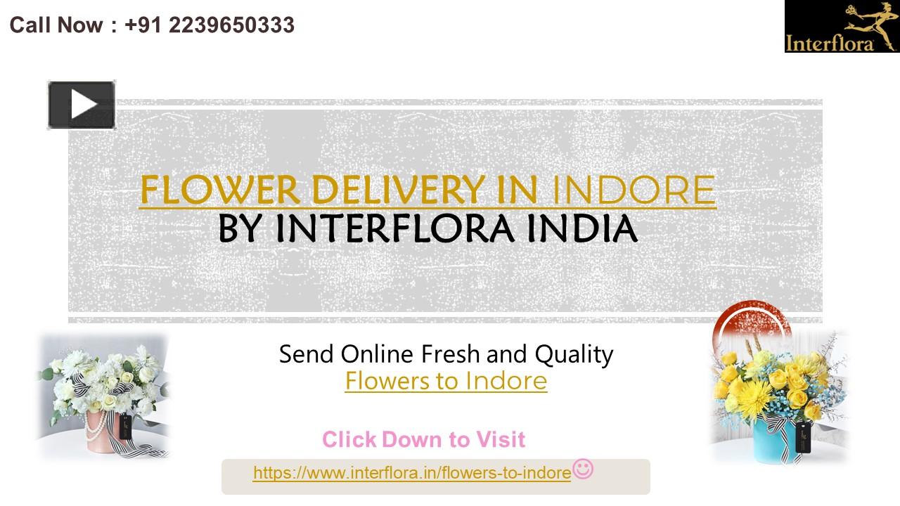 PPT Flower Delivery in Indore PowerPoint presentation free to download id 958997NTZlN