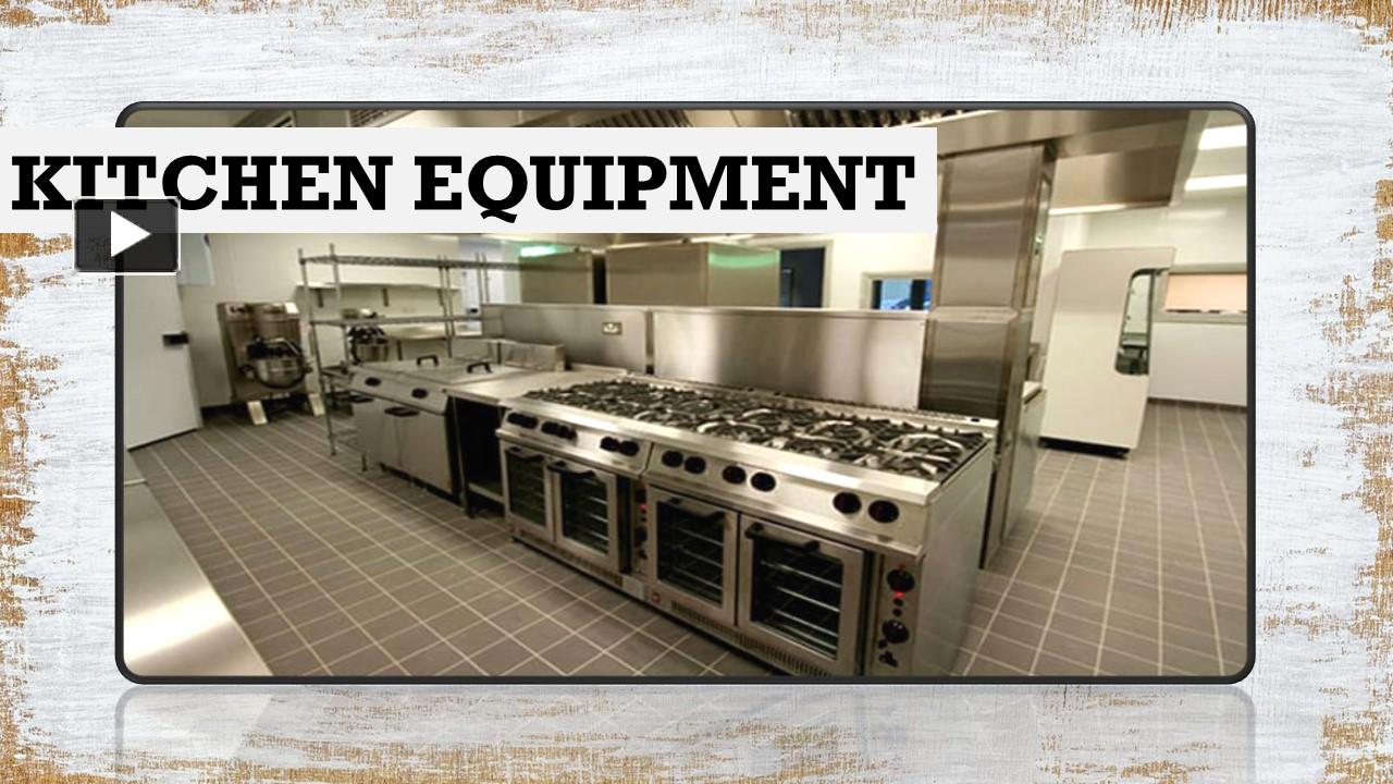 PPT Kitchen Equipment Kitchen Equipments
