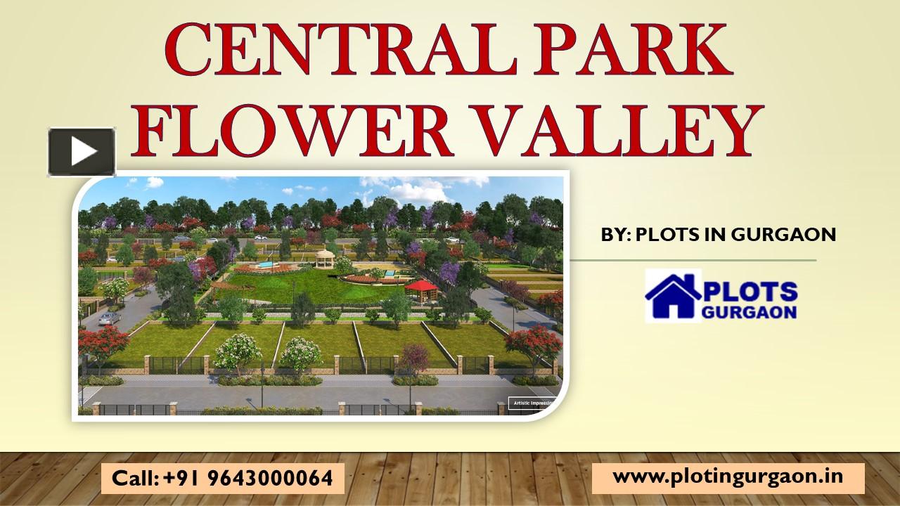 PPT Central Park Flower Valley sector 32 Best Residential Plots