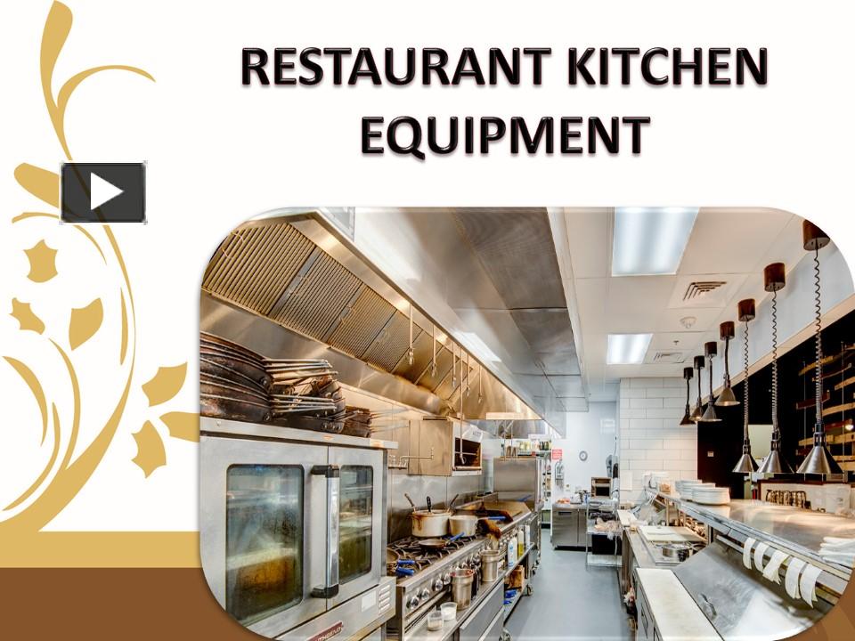 PPT Restaurant Kitchen Equipment,Kitchen Equipment Manufacturers