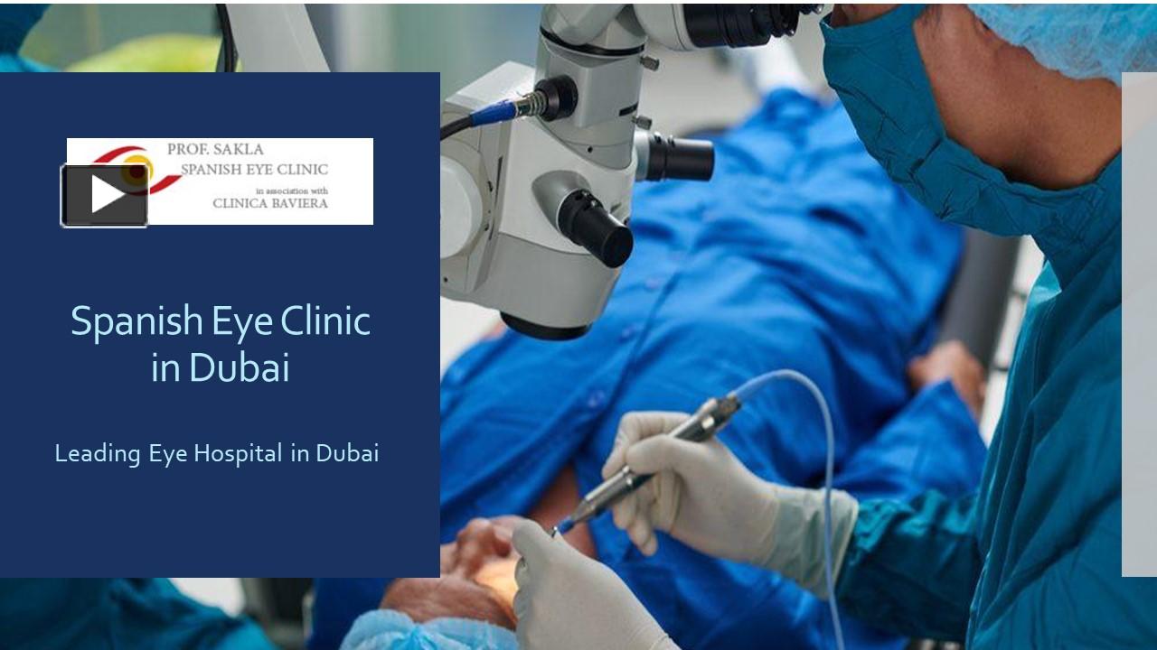 PPT Eye Doctors in Dubai PowerPoint presentation free to download
