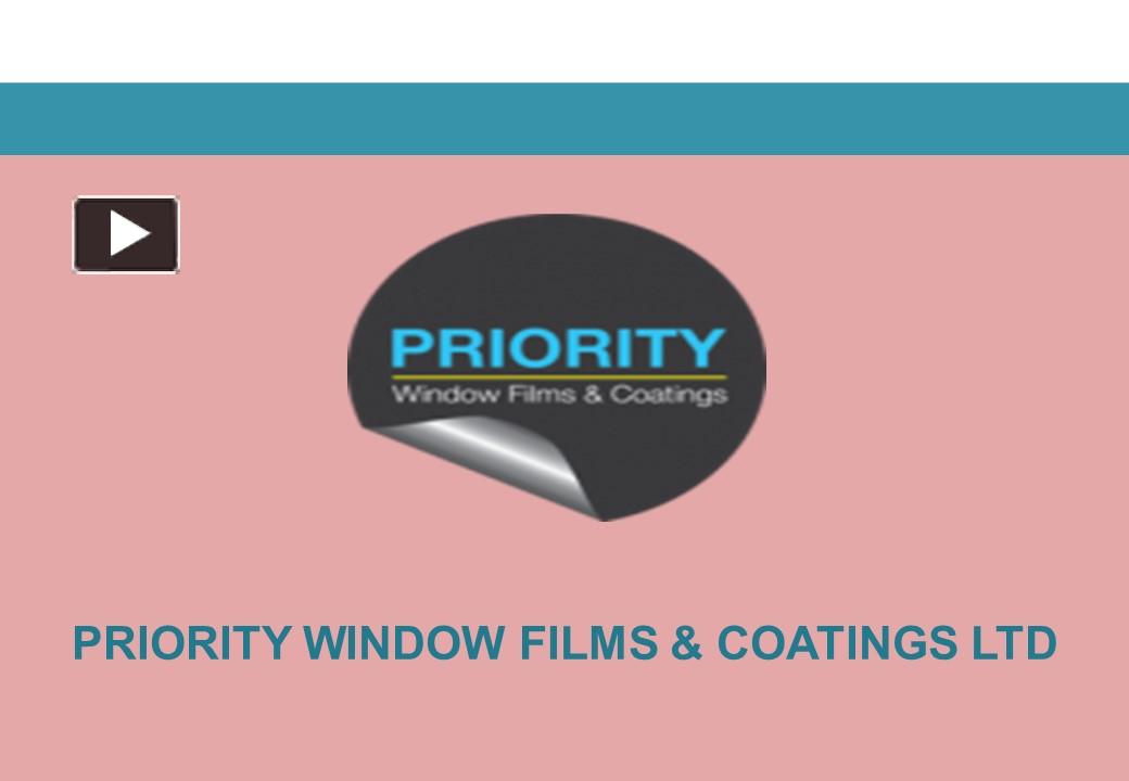 PPT Tinted Window Film For Home Dorset PowerPoint presentation free