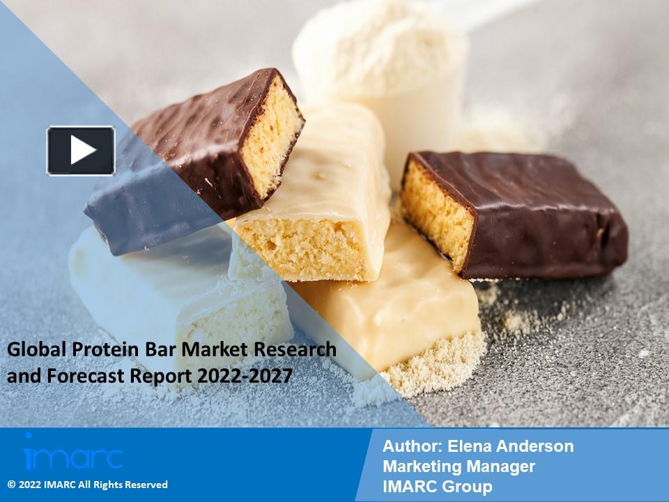 PPT Protein Bar Market PPT Demand, Trends and Business Opportunities