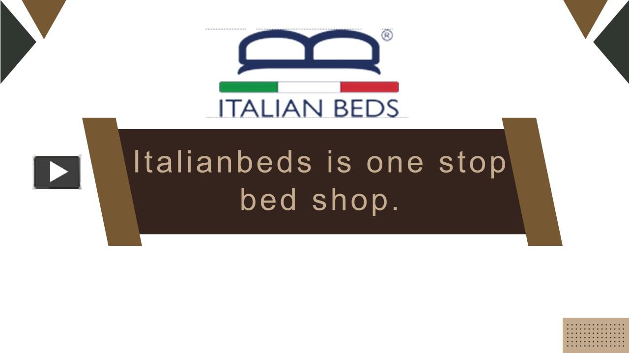 PPT ItalianBeds Is One Stop Bed Shop Bed Stores In Perth PowerPoint