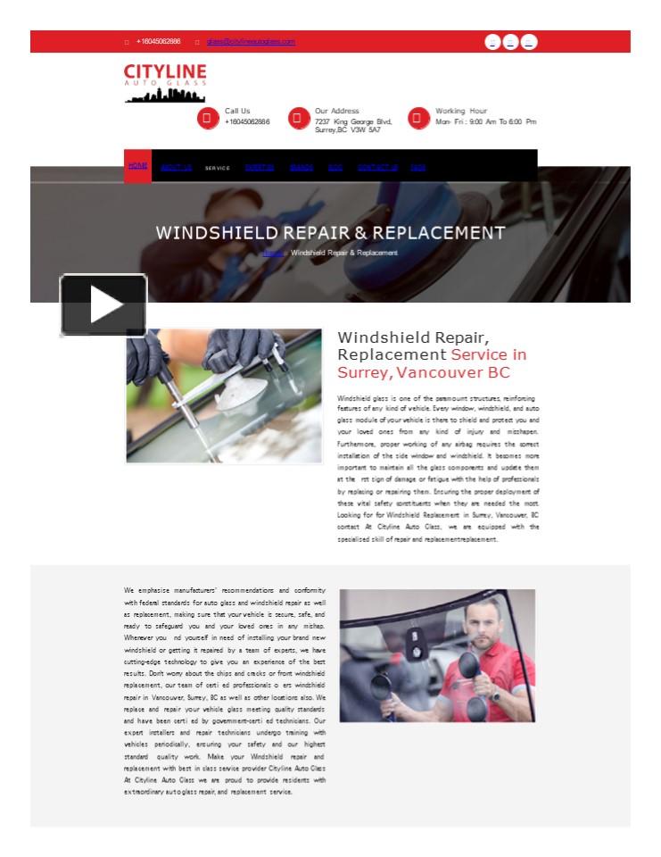 PPT Windshield Repair Vancouver BC PowerPoint presentation free to download id 95baaeNDY5N